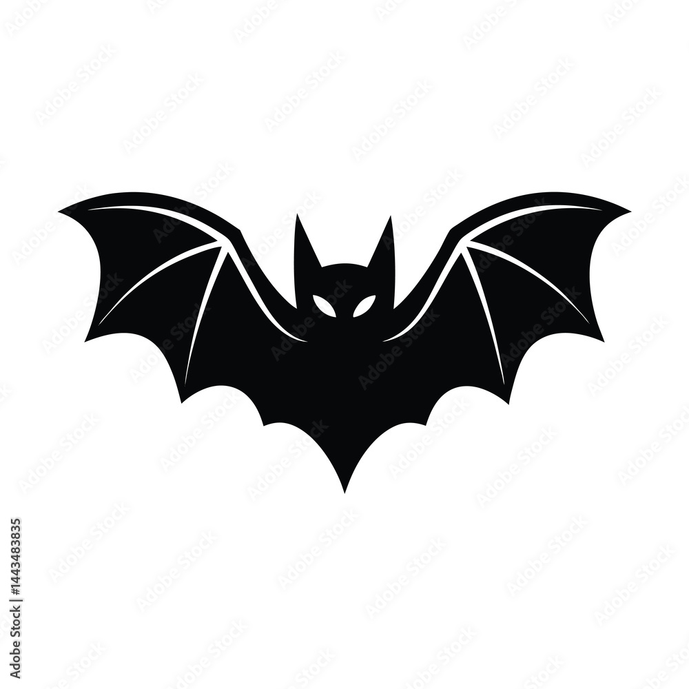 Naklejka premium von flederm usen vector icon simple and clean design 9