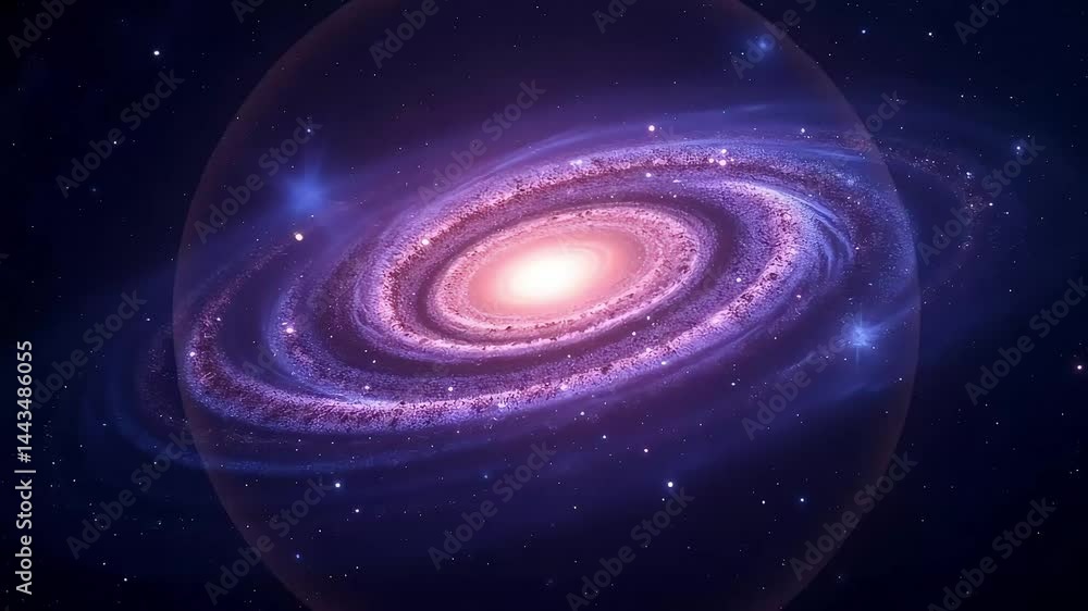 Majestic Spiral Galaxy in Deep Space Stunning Cosmic Nebula Background Majestic Spiral Galaxy in Deep Space Stunning Cosmic Nebula Background