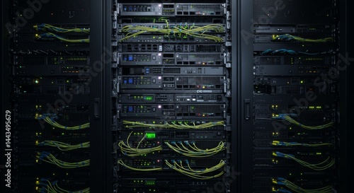 Server Rack Front View