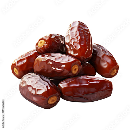 Obraz na płótnie dates isolated on transparent white background, clipping path w salonie