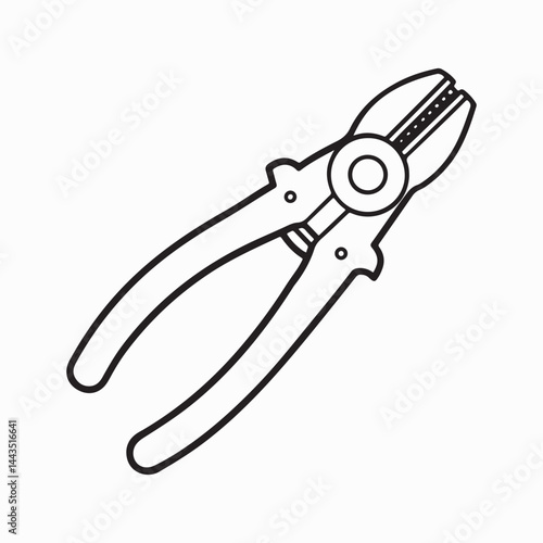 Manual Wire Stripper White background