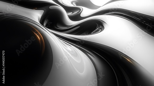 White swirls elegant black high resolution hd background