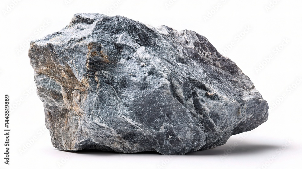 Natural Grey Rock Isolated on White Background for Background Use Natural Grey Rock Isolated on White Background for Background Use