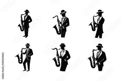 Bold and Graceful Cellist Vector Silhouette Art