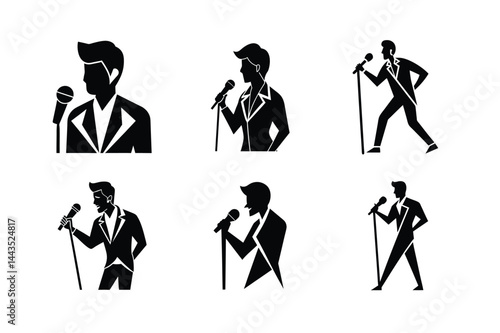 Elegant Cellist Silhouette Vector Art