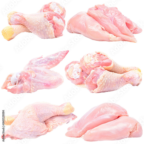Obraz na płótnie Meat chicken meat isoolatd w salonie
