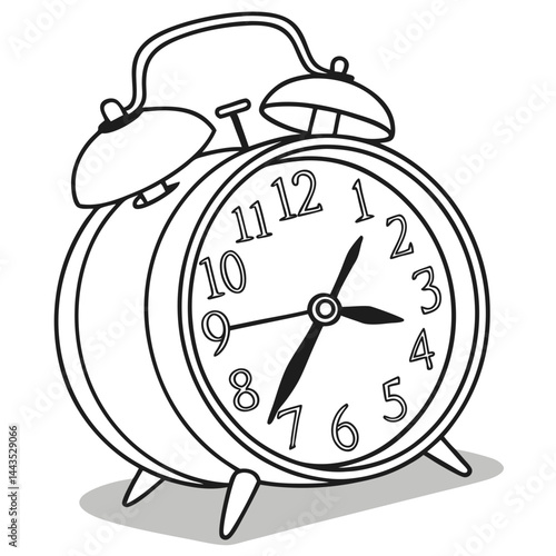 alarm clock vector illustration