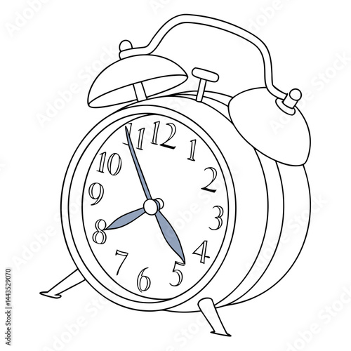 alarm clock vector illustration