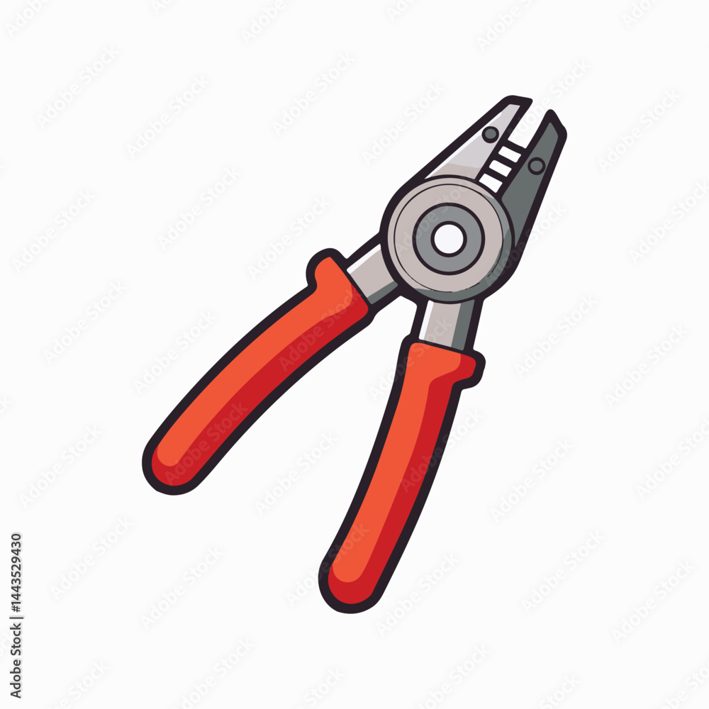Fototapeta premium Manual Wire Stripper White background