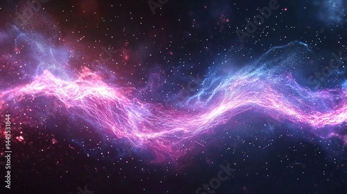 Exquisite nebula repeating in a cosmic dance of color and light creating a mesmerizing display of subliminal stellar vibrations across the universe