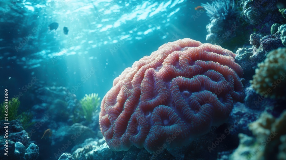 Obraz premium coral reef in the sea