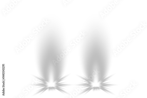 Bright spotlights shine down, forming focused light circles. Stage lighting creates dramatic beams in concert visuals. Overlay effects simulate professional studio illumination. Row of spotlights
