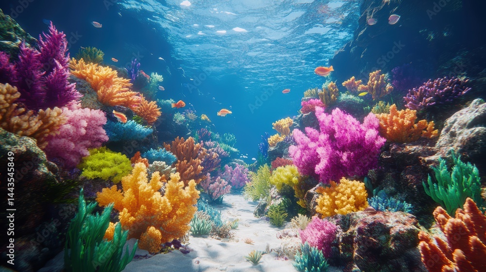 Obraz premium coral reef with fish