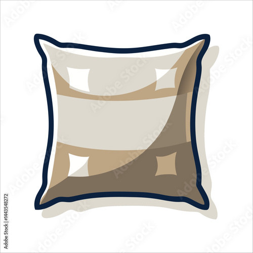 Linen Throw Pillow Covers Soft bedding features a white wool Pillow, coloring, black and white striped on a comfortable bed