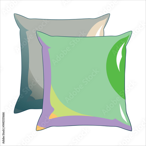 Linen Throw Pillow Covers Soft bedding features a white wool Pillow, coloring, black and white striped on a comfortable bed