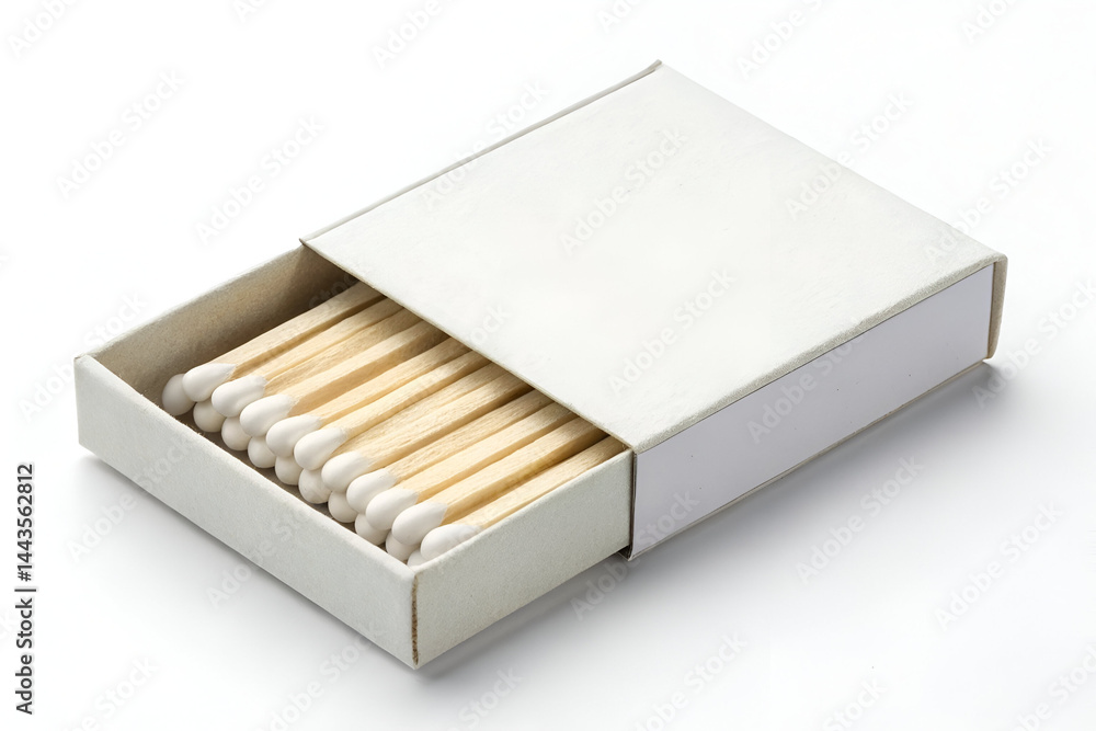 Matches box on white background