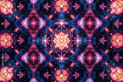 Intricate geometric shapes, repeating design elements, repeat, elegant, background