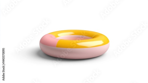 Colorful inflatable ring
