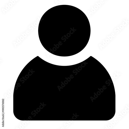 Default Avatar Icon, Male And Female Silhouettes, Monochrome Profile Icon, Social Media User Image, Two-Tone User Icon, User Icon Vector
