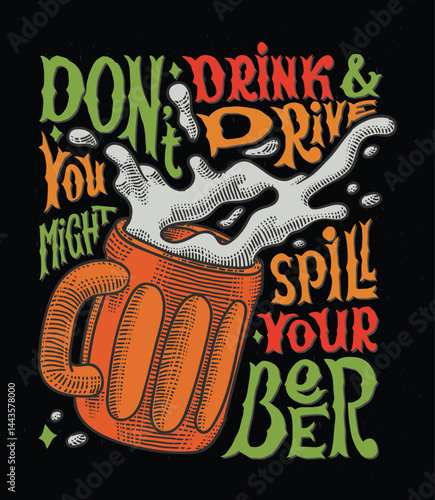 don't drink and drive vector t-shirt design clothing fashion streetwear