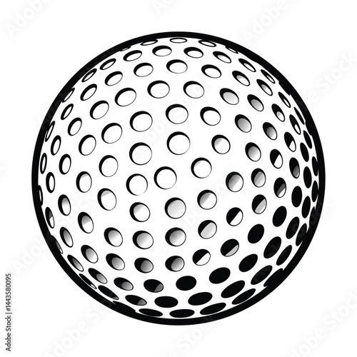 golf ball vector