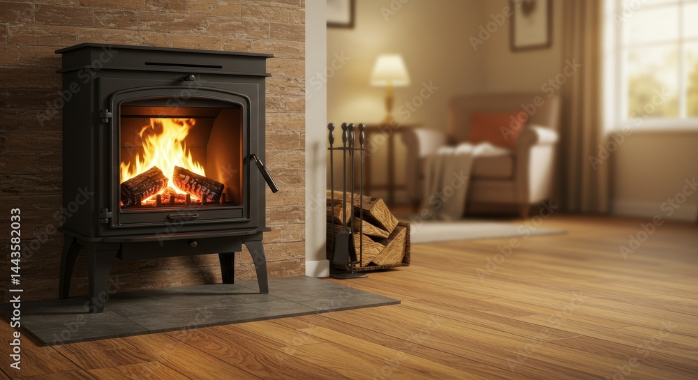 Cozy Fireplace and Warm Living Room - A comforting scene of a warm fireplace, wooden floors, and a softly blurred background. Symbolizing warmth, comfort, home, relaxation, and peace Cozy Fireplace and Warm Living Room - A comforting scene of a warm fireplace, wooden floors, and a softly blurred background. Symbolizing warmth, comfort, home, relaxation, and peace
