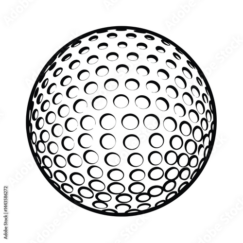 golf ball vector