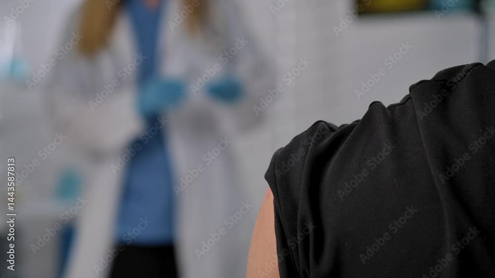 Healthcare Professional Administering Vaccine Injection Safely Healthcare Professional Administering Vaccine Injection Safely