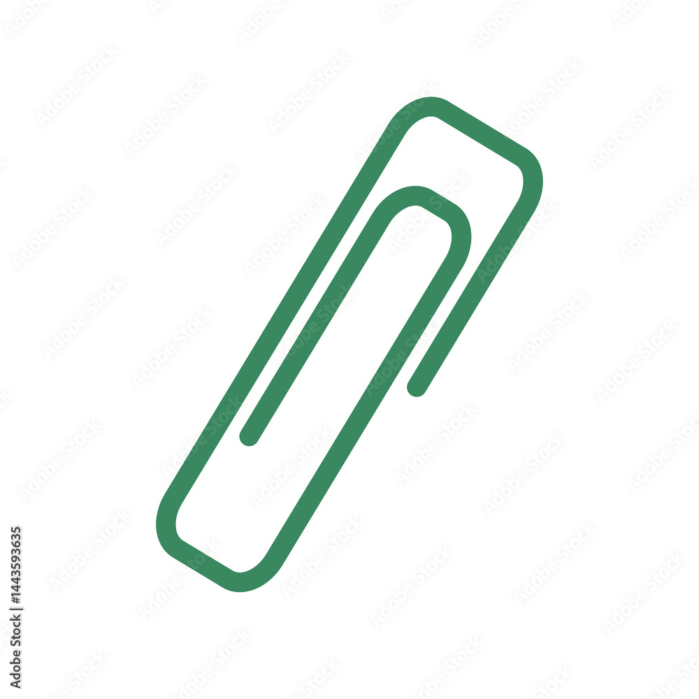 custom made wallpaper toronto digitalSchool clip flat in flat design. Stationery supply, holder for papers. Vector illustration isolated.