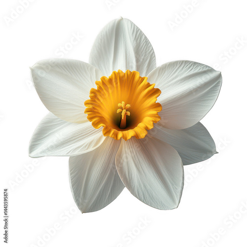 Buy white daffodil flower online spring floral bloom narcissus jonquil on transparent background