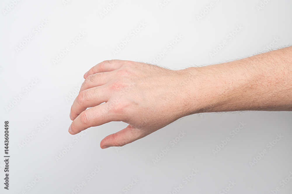 Close-up view of a relaxed arm with slightly spread fingers, soft lighting, light skin tone, visible hair follicles Neutral background with muted colors No text or additional context Close-up view of a relaxed arm with slightly spread fingers, soft lighting, light skin tone, visible hair follicles Neutral background with muted colors No text or additional context