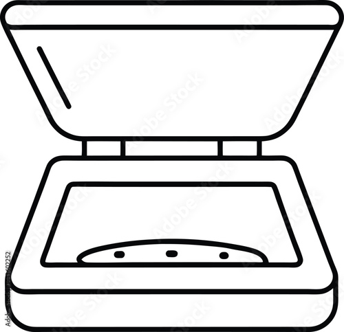 vector illustration of a digital tablet