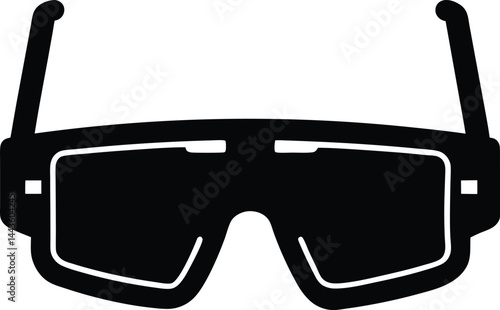 vector illustration of two glasses
