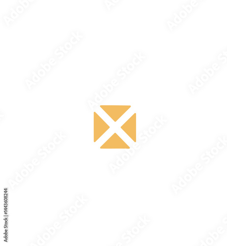 vector illustration of a geometric gem stone period dot