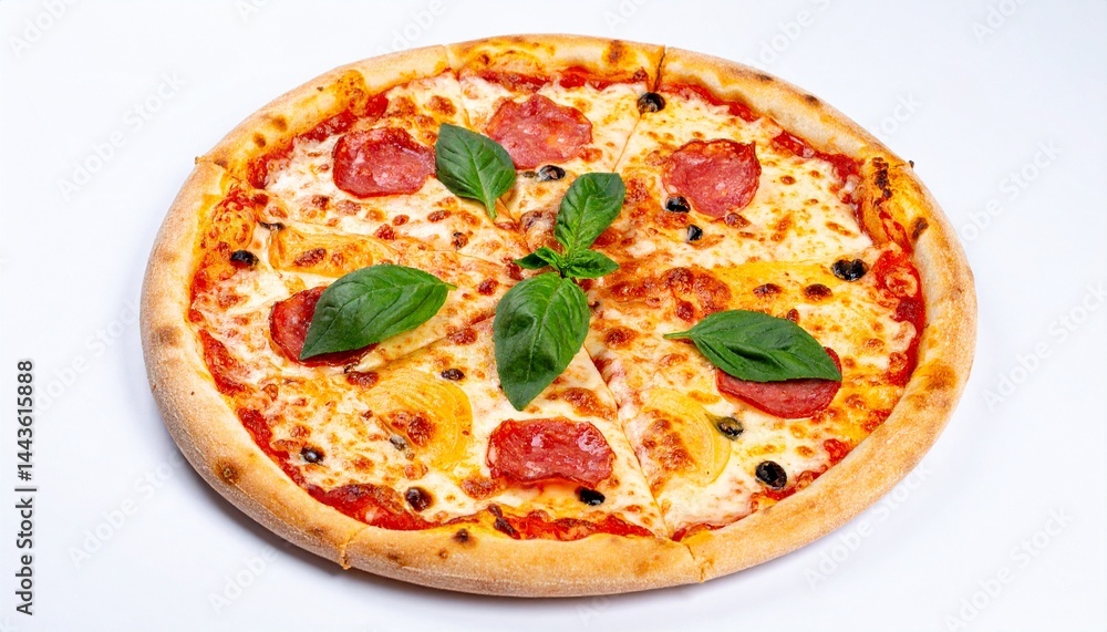 pizza isolated on white background pizza isolated on white background