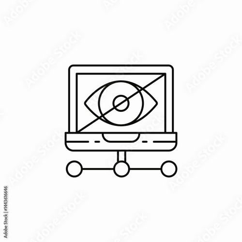 privacy network anonymity icon sign vector