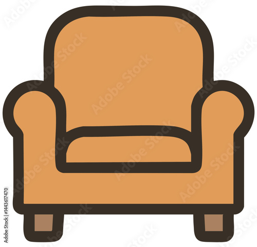armchair vector illustration