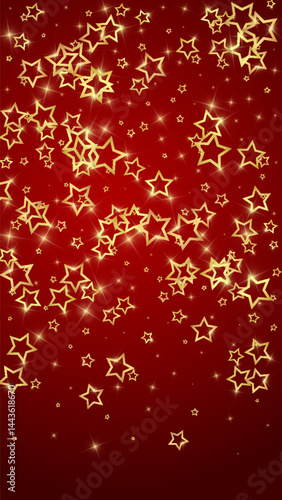 Starry night fairy tale background.