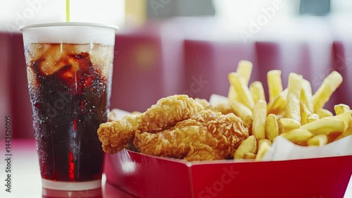 Delicious fried fish and chips, a tasty dish, can be enjoyed with french fries and either cola or beer as a hot meal