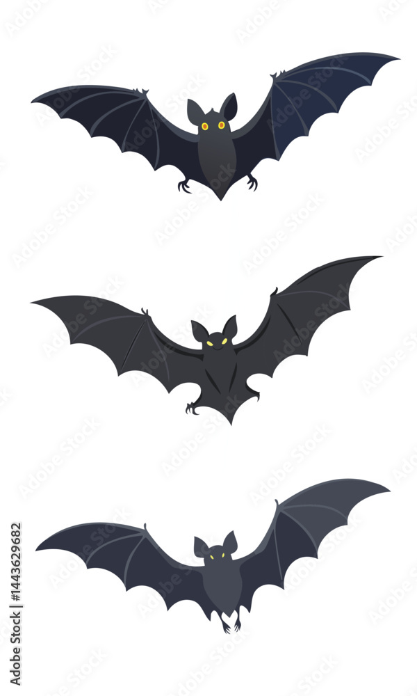 Tiny Friendly Bat Vector Graphic Tiny Friendly Bat Vector Graphic