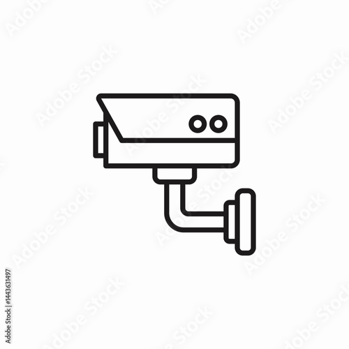 security camera icon sign vector