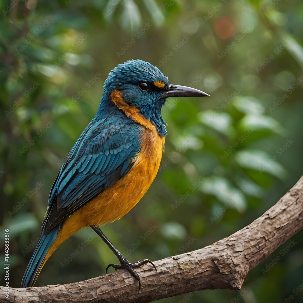 Fototapeta premium Bird on branch