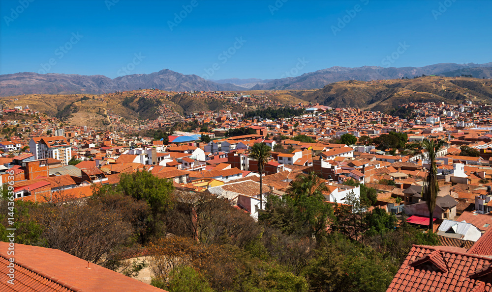 Panoramic View of the Town of Sucre