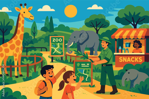 Man is feeding an elephant