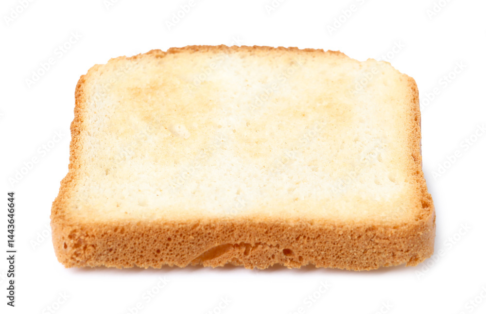 Piece of fresh toast bread isolated on white Piece of fresh toast bread isolated on white