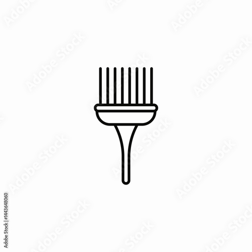 paint brush icon sign vector
