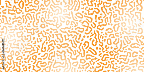 Vector Generative algorithm psychedelic background. Reaction-diffusion or turing pattern formation. Organic lines in memphis. Unique texture of homogeneous, uniform state in biological organisms.