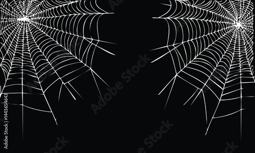 Nightmare Cobweb Vector Halloween Design