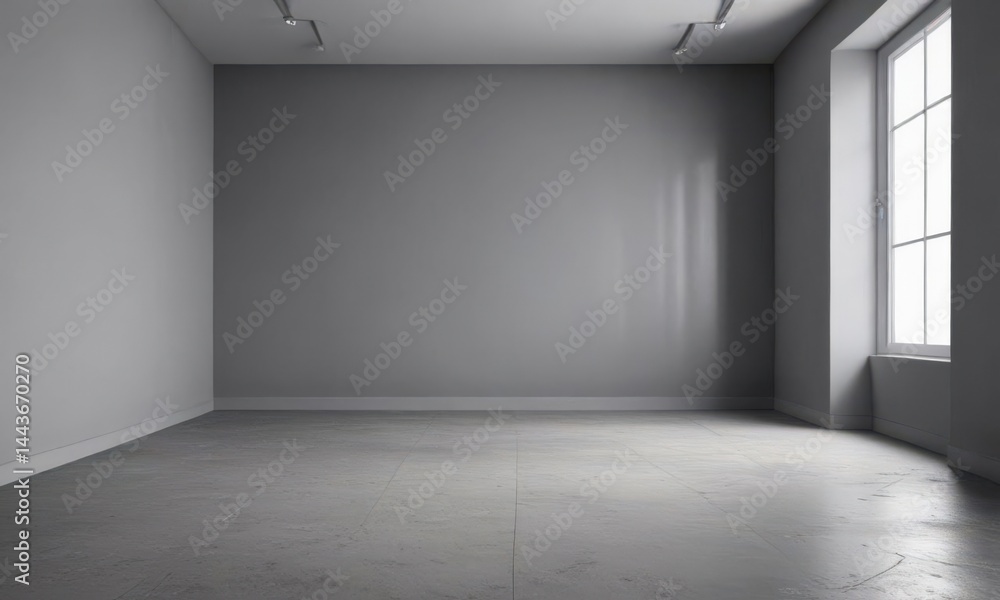 Empty grey room, ideal product photography setting , grey room, studio, minimal Empty grey room, ideal product photography setting , grey room, studio, minimal