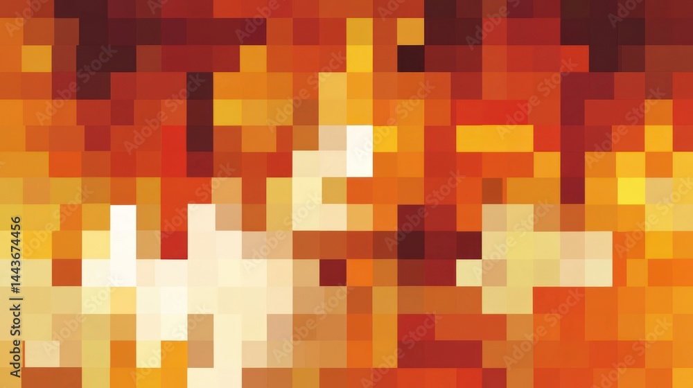 Abstract pixel art design Abstract pixel art design